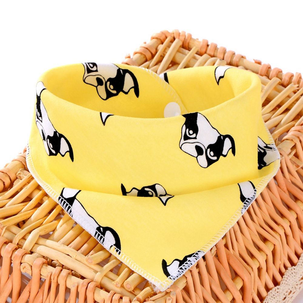 Dog Bandana Scarf - Weißes Kaninchen-Bären-Karo Pflegezubehör Katzen-Halstuch Haarband Hunde-Bandanas