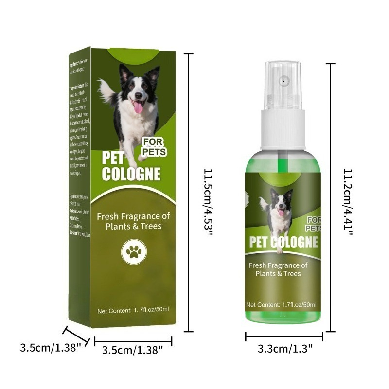 Pet Cologne Spray - Alkoholfreies Haustier-Cologne-Deodorant-Spray Universeller Geruchsentferner-Nebel für Hunde