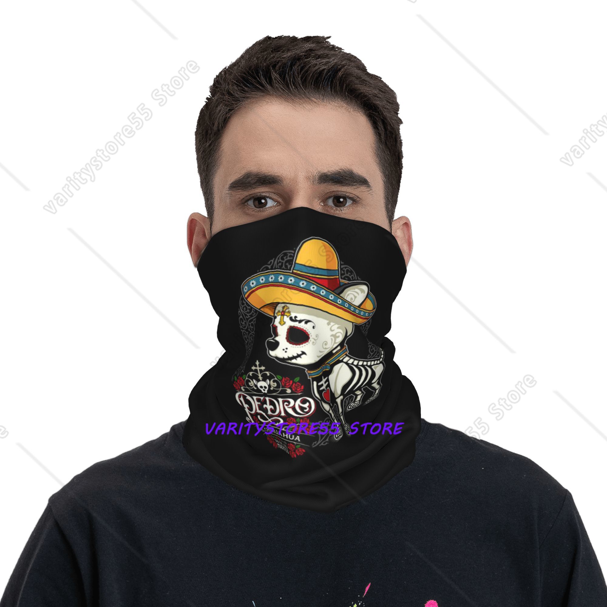 Day of the Dead Dog Print Band – Dog Bandana Scarf Bewertung und Preis