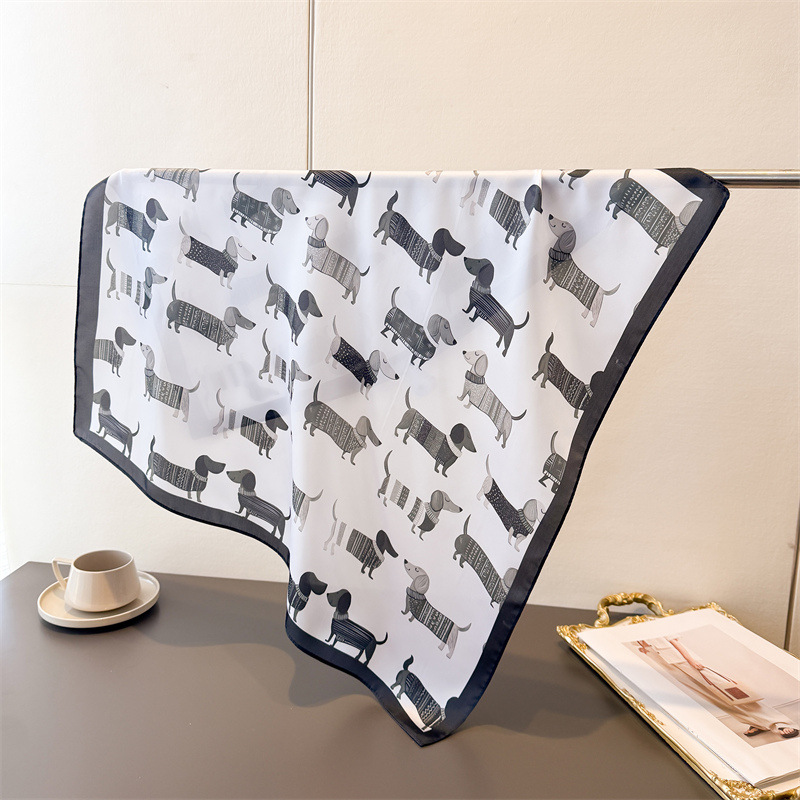 Quadratischer Schal aus Baumwo – Dog Bandana Scarf Bewertung und Preis